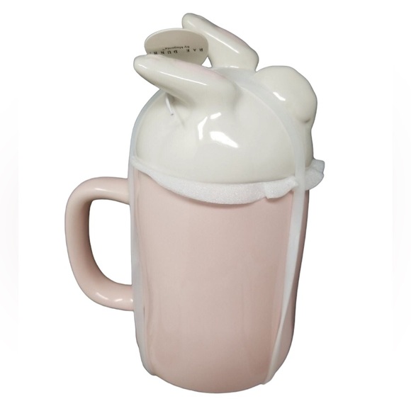 ©️💙 Rae Dunn bunny buns coffee mug with topper - Picture 6 of 12